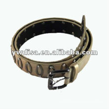 Beige PU Plain Belt For Women's Garment